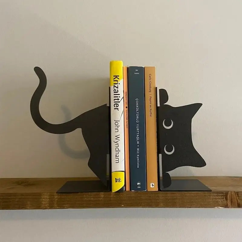 Serre-Livres Chat